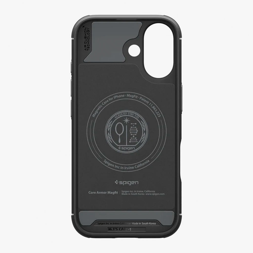 Imagen 2 del producto Case Spigen para iPhone 17 Core Armor con MagSafe, antideslizante, antigolpes, negro mate